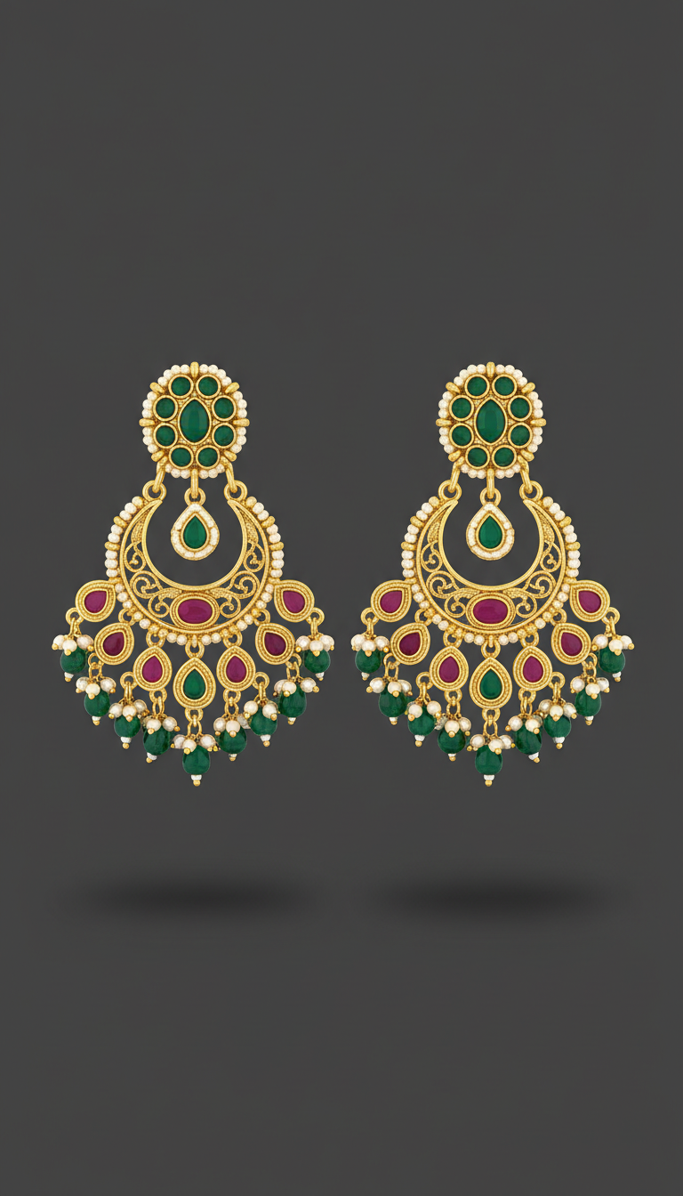 Kundan Statement Collar Necklace